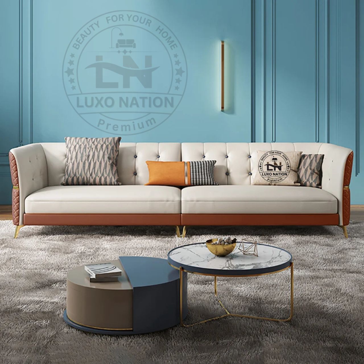 Luxo Nation Best Luxury Sofa set โ Modern Design-Premium Sofa Set